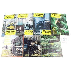 7 VTG 1968 Railroad Model Craftsman Magazine Lot: MAR APR MAY JUN SEPT NOV DEC
